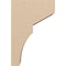 Ekena Millwork 5"W x 10"D x 15"H Classic Monterey Rough Cedar Woodgrain TimberThane Corbel, Primed Tan CORUR05X10X15MONRCPR - alternate 3